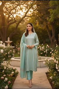 Premium Khaadi Lawn 3-Piece Suit