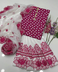 Polka Print Lawn 3PC Unstitched Suit