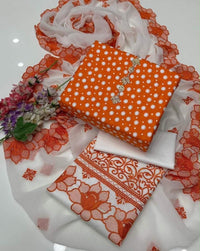 Polka Print Lawn 3PC Unstitched Suit