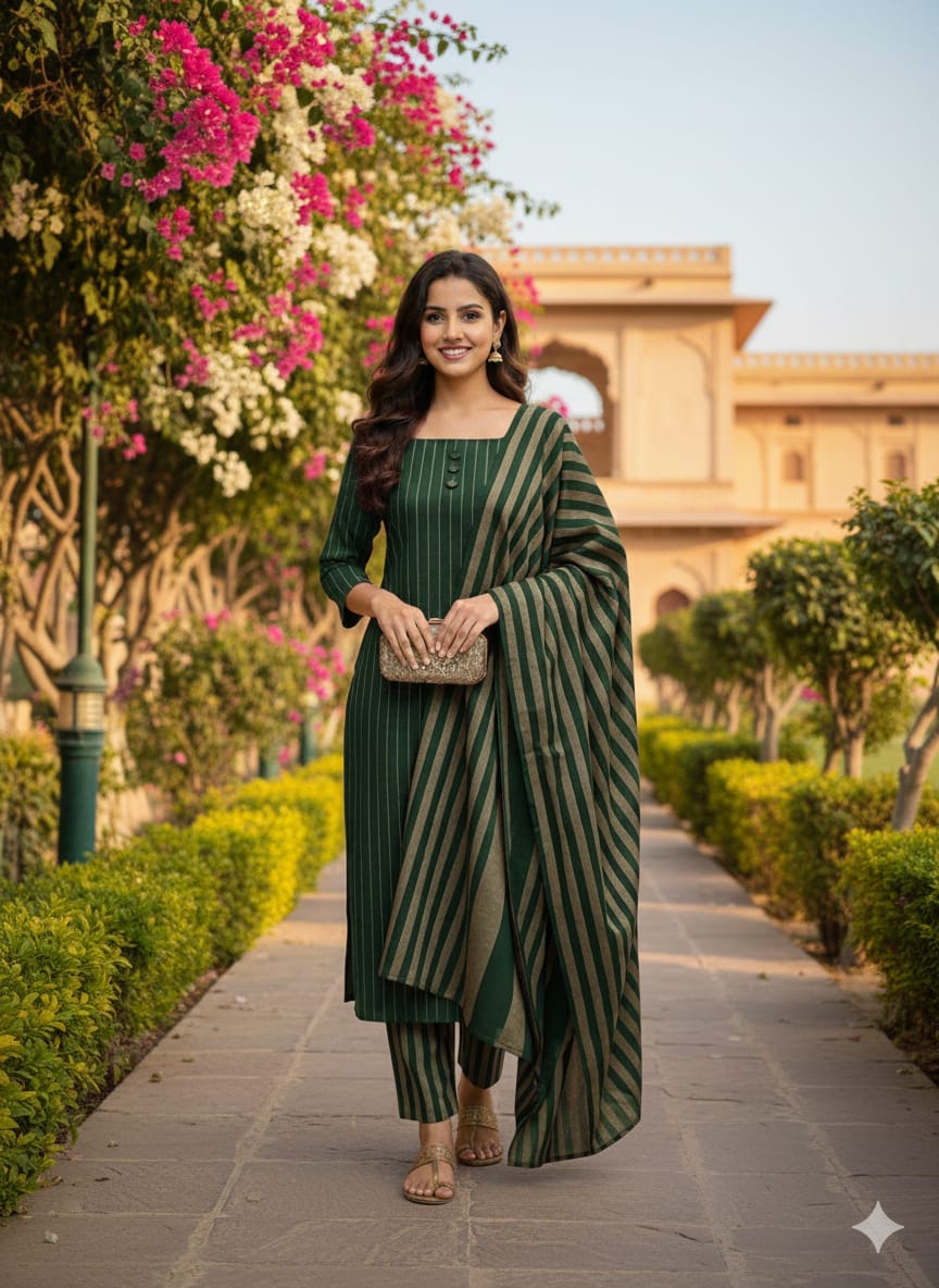3PC Sussi Multani Khadi