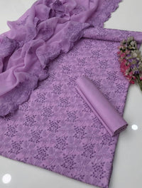 Chickenkaari Jaal Lawn 3PC Unstitched Suit