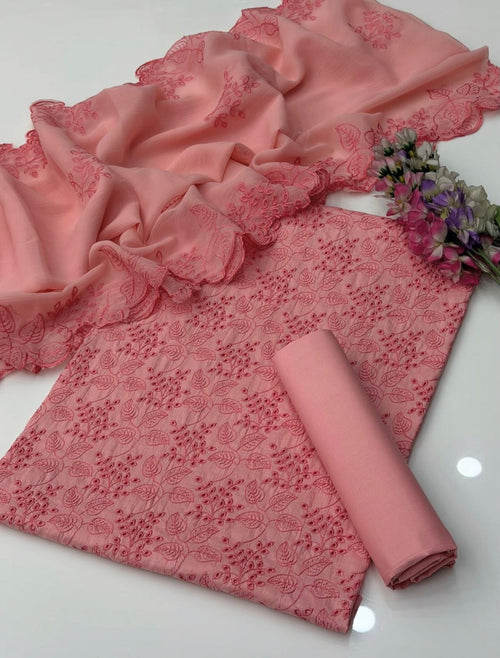 Chickenkaari Jaal Lawn 3PC Unstitched Suit
