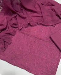 Chickenkaari Jaal Lawn 3PC Unstitched Suit