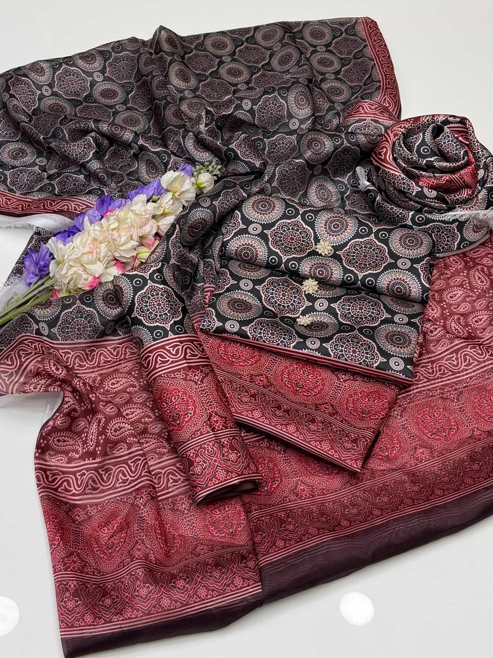 SHIMOSE SILK 3 PIECE SUIT