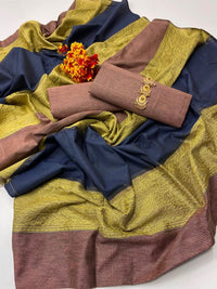Khadii Marina Suit with Jacquard Shawl